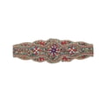 thumbnail image 3 of Xfvqtps Women Fashion Waistband Ethnic Style Bead Elasticity Belt Tie Wide Waist Cinchers Multicolor, 3 of 4