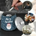 thumbnail image 4 of Yayeee Ashtray with Lid for Cigarette Smokeless Stainless Steel Home Ash Holder, Christmas Santa, 4 of 7