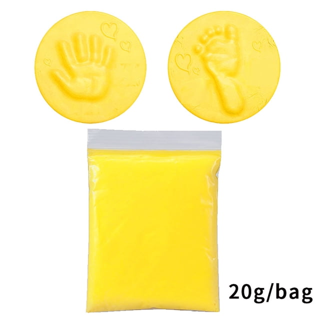 Mouliraty Baby Drying Soft Clays - Juguetes de fundición con huellas de manos para niños, 20 g