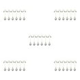 thumbnail image 3 of Guardoinrt 6pcs Hanging Cup Spoon Cat Coffee Spoon Stirring Teaspoon Portable Reusable Stainless Steel Tableware with Long Handle 5Set, 3 of 6