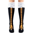 thumbnail image 1 of Calcetines divertidos con patas de pollo loco, calcetines de pavo hasta la rodilla, regalos divertidos, 1 of 3