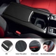 thumbnail image 4 of Armrest Box Protector Cover, Carbon Fiber Style Clear Texture Stain Resistant Stylish Center Console Armrest Cover Panel  for  10th Gen, 4 of 7