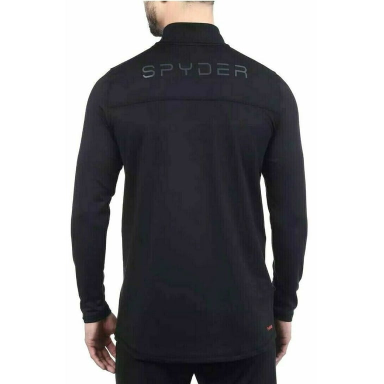 SPYDER Men's 1/4 Zip Outbound Sweater Jacket (as1, alpha, m, regular,  regular, Gray/Black, Medium) at  Men's Clothing store