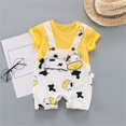 thumbnail image 2 of Ierhent Baby Onesies Baby Girls' Long-Sleeve Bodysuit(Yellow,0-3 Months), 2 of 6