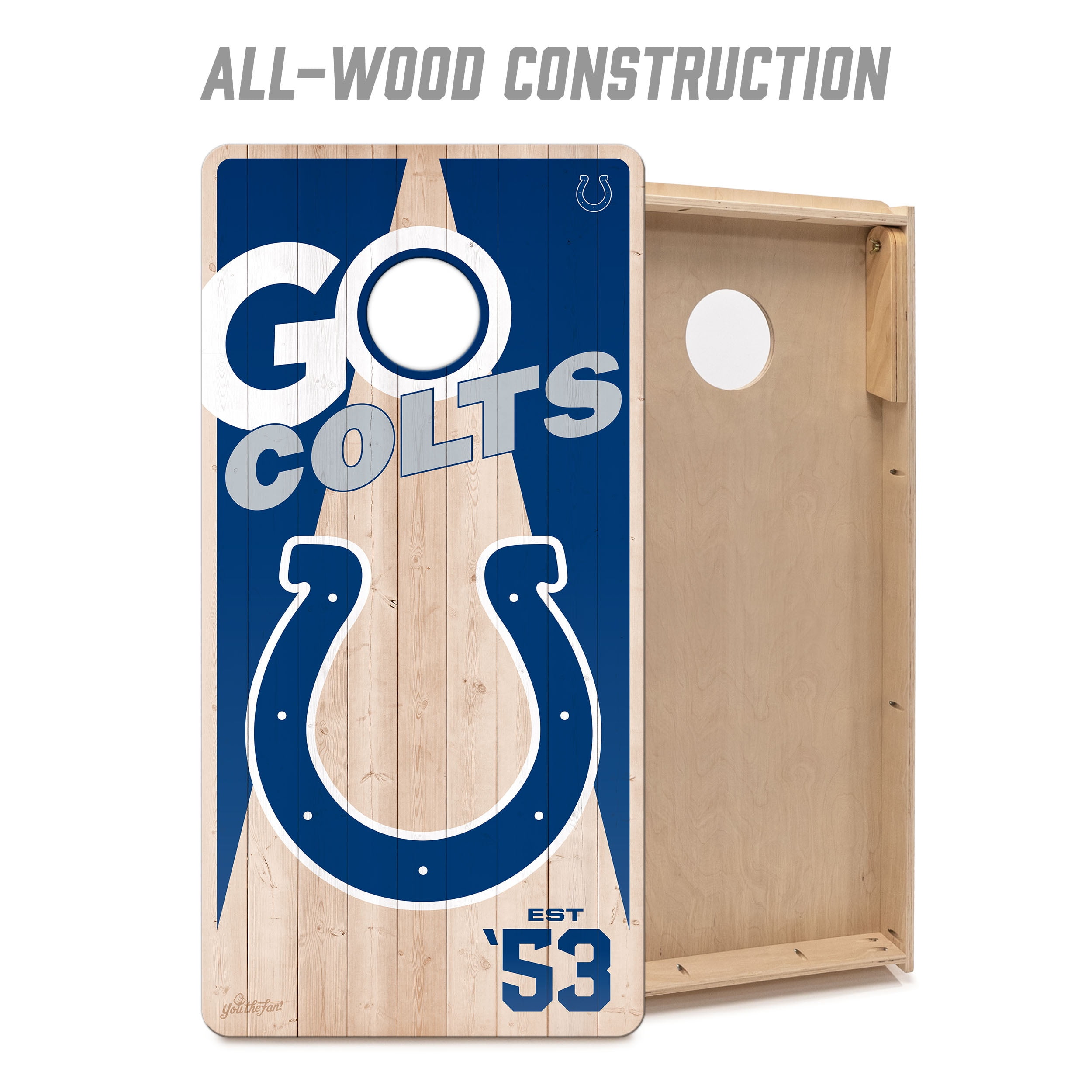 YouTheFan NFL Indianapolis Colts 2' x 4' Cornhole Game