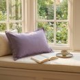 thumbnail image 3 of Unique Bargains 2Pcs Smooth Wrinkle Resistant Cotton Pillowcase Queen Purple, 3 of 3