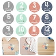 thumbnail image 3 of 12 pegatinas mensuales para bebés, autoadhesivas, para álbumes de recortes y recuerdos., 3 of 8