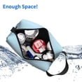 thumbnail image 6 of Goofa Puppy Licks Nose Printed Toiletry Bag with Handle,Large Capacity Travel Makeup Cosmetic Bag for Women, Carry on Airport Airline Compliant Bag, 6 of 9