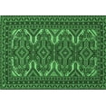 thumbnail image 1 of Ahgly Company Indoor Rectangle Persian Emerald Green Traditional Area Rugs, 2' x 5', 1 of 4