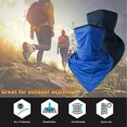 thumbnail image 4 of 4 piezas Mascarilla con babero para colgar en la oreja Protector solar de seda de hielo Babero para colgar en la oreja Ciclismo deportes al aire libre toalla triangular Protección contra el polvo, 4 of 5