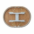 thumbnail image 6 of International Concepts 36" Round Top Pedestal Table With 12" Leaf - Dining Height - Distressed Hickory/Stone, 6 of 9