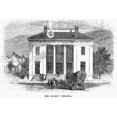 thumbnail image 2 of Salt Lake City 1866. Nthe Mormon Theatre In Salt Lake City Utah. Engraving 1866. Poster Print by, 2 of 4