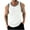 White, variant on Wyobmus Men's Summer Tank Tops Casual Round Neck Sleeveless Basketball Shirts Lightweight Contrast Trim Workout Muscle Shirt White
