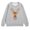 White, variant on Girls Sweatshirt Kids Holiday Tree Print Pocket Crew Neck Long Sleeve Hoodless Top Black 3-4 Years