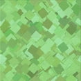 thumbnail image 1 of Ahgly Company Machine Washable Indoor Square Transitional Emerald Green Area Rugs, 4' Square, 1 of 7