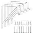 thumbnail image 1 of Soportes para estantes y barras de armario KOVOSCH Heavy Duty, paquete de 4 unidades, blancos, 1 of 5