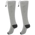 thumbnail image 2 of 1 par de medias térmicas inteligentes para esquí de invierno, unisex, gruesas, color gris, 2 of 14