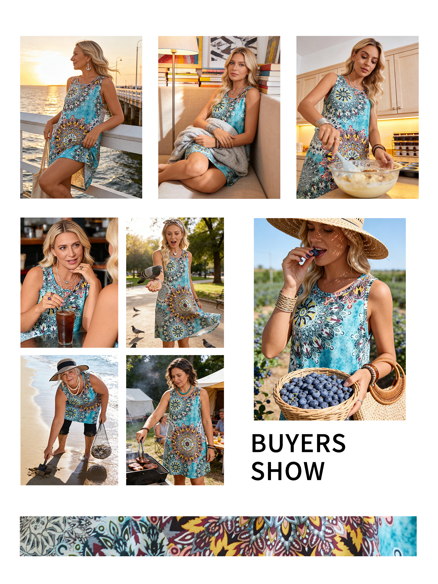 Fancyglim Women's Floral Tank Dress photo 6