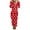 Red-04, variant on Perfectbot Women's Sherpa Fuzzy Pajamas Jumpsuit - Zip Up Heart Print Loungewear Warm Winter Sleepwear