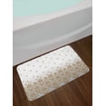 thumbnail image 2 of Victorian Bath Mat, Damask Motifs in Vintage Romantic Country Style Ombre Elements Floral Art, Non-Slip Plush Mat Bathroom Kitchen Laundry Room Decor, 29.5 X 17.5 Inches, Gold Gray White, Ambesonne, 2 of 2