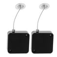 thumbnail image 1 of 2pcs Retractable Remote Control Cable Tether Lock With Adjustable Locking Leash Clasp Security Lanyard Lock For Gaming Controller Tablets Showroom, 1 of 6