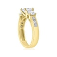 thumbnail image 2 of 2 1/2 ct Princess Cut Diamond Engagement Ring 14k Yellow Gold, 2 of 3