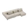 thumbnail image 1 of Bunblic Canapé de Maison de Poupée Modèle Mini Meubles Jeu de Rôle Classique Accessoires de Décoration de Maison de Poupée avec Oreiller pour Mise en Scène de Vie Cadeau S 2 Rangées Tissu, 1 of 7
