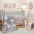thumbnail image 5 of Lambs & Ivy Petals Soft Pink/White Floral Outline Baby Changing Pad Cover, 5 of 5