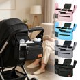 thumbnail image 2 of Student Storage Organizer | Insulated Bottle Holder | Diaper Caddy Organizer with Adjustable Straps for Stroller on The Go Travel, 2 of 7