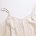 thumbnail image 4 of Amazhiyu Womens Linen Camisole Tank Top V-Neck Sleeveless Loose Adjustable Strap Casual Summer Cami Tops, 4 of 6