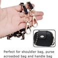 thumbnail image 6 of MINKUROW 49" Synthetic Leather Shoulder Strap Metal Chain Strap Handbag Chains Purse Straps Shoulder Cross Body Bag Replacement Interchangeable, 6 of 7
