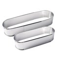 thumbnail image 3 of ENJOYW Metal Non-stick Oval Mousse Tarts Ring Dessert DIY Extendable Cake Mold Bakeware Cake Mold, 3 of 6