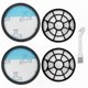 thumbnail image 1 of Replacement HEPA Filters 4-Pack for Various Robotic Vacuum Models RO2910EA RO2913EA RO2915EA RO2932EA RO2933EA RO2957EA RO2981EA-Compatible, 1 of 5
