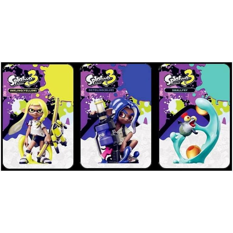 Amiibo - Splatoon 3 Series NFC Chip, Set of 3 Pcs Amiibo NFC Chip of  Splatoon 3 - Walmart.com