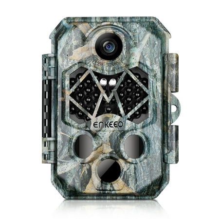 Trail Camera, Enkeeo PH770 1080P HD Game & Trail Camera 12M Wildlife Hunting Trail Cam Long Range Infrared Night Vision with Time Lapse & 2.4