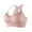 Pink, variant on Kaemgyyd Sports Bras for Women Cute Lace Ribbed Cross Back Yoga Bra Spaghetti Strap Full Coverage Stretch Bras