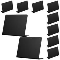 LITINKIMI Mini Chalkboards Signs for Food Black PVC 15pcs