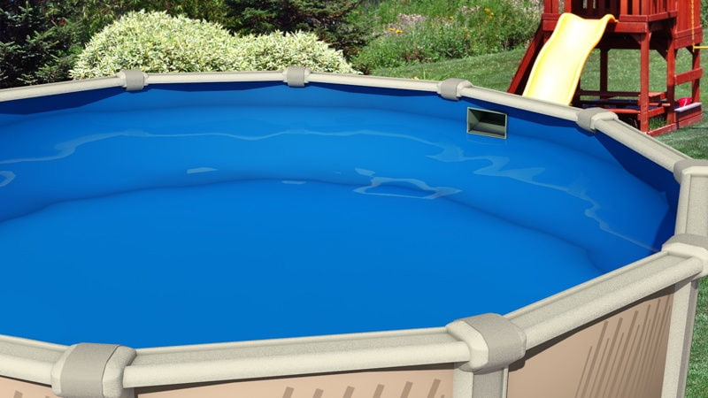 Designed for Steel Sided Above-Ground Swimming Pools Overlap Style 25 Gauge Virgin Vinyl 48-to-52-Inch Wall Height Full Swirl 12-Foot-by-23-Foot Oval Liner