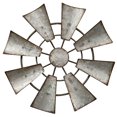 thumbnail image 1 of Kruenpeeper Creek CWI Gifts Galvanized Metal Hanging Windmill, 7", Multi, 1 of 4