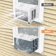 thumbnail image 5 of Air Conditioner Covers for Outside, 24"Wx20"Dx15.6"H Window Air Conditioner Cover & 3 Layers Insulation Design, Waterproof Snowproof AC Cover for Outside Window Units Winter Protection, 5 of 12