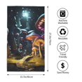 thumbnail image 2 of Balery Purple Glowing Mushroom Toalla de Microfibra Premium con Estampado – 27.5x16 pulgadas, Alta Absorción, Suave y Aterciopelada, Secado Rápido, 2 of 6