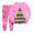 R121-Pink, variant on NOLDARES Toddler Pajamas Boys Girls Baby Pjs Sets Kids Snug fit 2pcs Long-Sleeve Fall Winter Sleepwear 6-12 Months 12-24 Months 2t 3t 4t 5t 6t 7t 8t 9t Children,Red,7-8 Y
