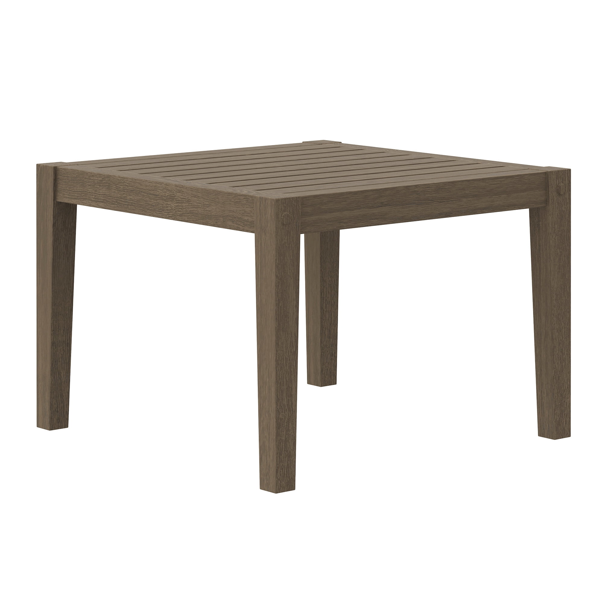Northlake 3-Piece Patio Teak Furniture Set with Chaise Lounges and Side Table