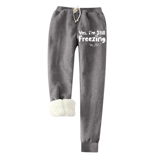 Birdeem Fashion Women's Printing Leggings with Elastic Drawstring Pockets Thick Warm Pants