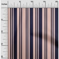 thumbnail image 1 of oneOone Cotton Poplin Fabric Bayadere Stripe Printed Craft Fabric BTY 42 Inch Wide, 1 of 4