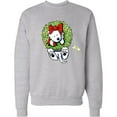 thumbnail image 2 of Inktastic Wreath Wrangler Westie Adult Sweatshirt, 2 of 4