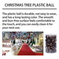 thumbnail image 3 of 34 Pcs/set Christmas Tree Hanging Ball Home Mall Office Wall Tree Window Ball Decor Plastic Ornament  Coffee, 3 of 8