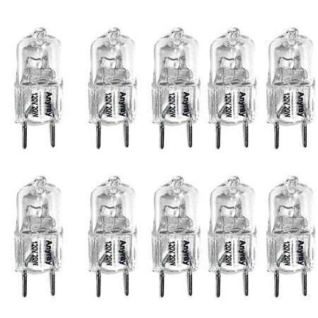 

(10)-Pack Anyray Replacement for 120V Samsung Microwave ME18H704SFS Cook Top Light 20W