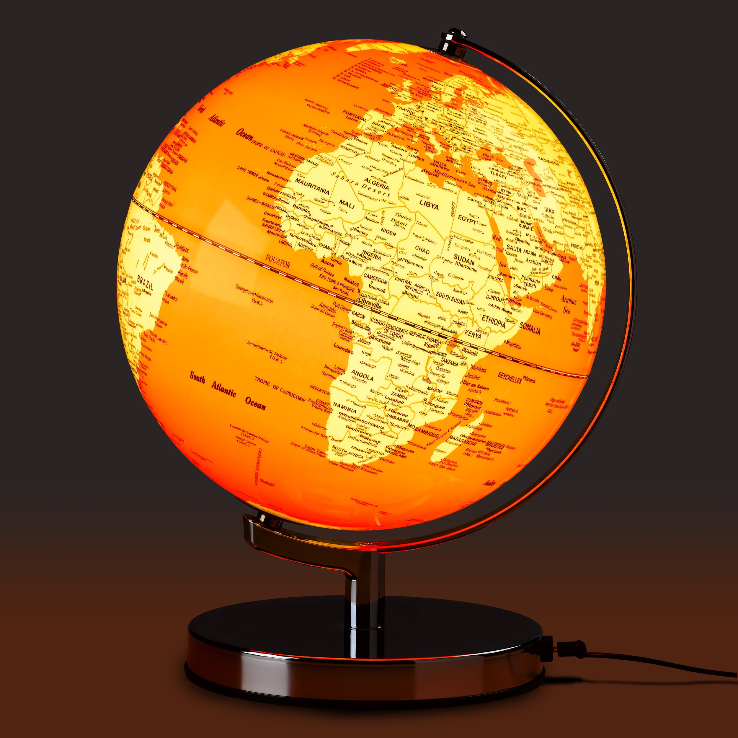 Free Shipping! Wild Wood Globe Light 10 Inch Goldfish Orange for