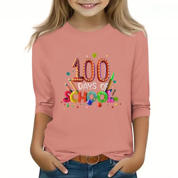 Fiudx Camiseta de Algodón Suave para Niños, Camiseta Transpirable de Cuello Redondo, Ideal para Fotografía, Regalo de Moda para Niños y Niñas, Se Recomienda Lavar a Mano.